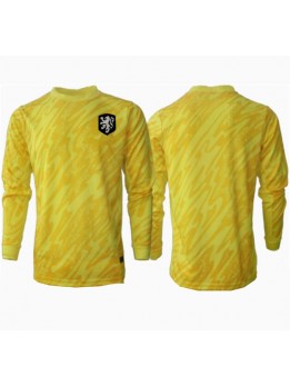 Billige Nederland Keeper Bortedrakt EM 2024 Langermet